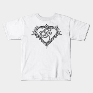 Super Sleek Style F Symbol Kids T-Shirt